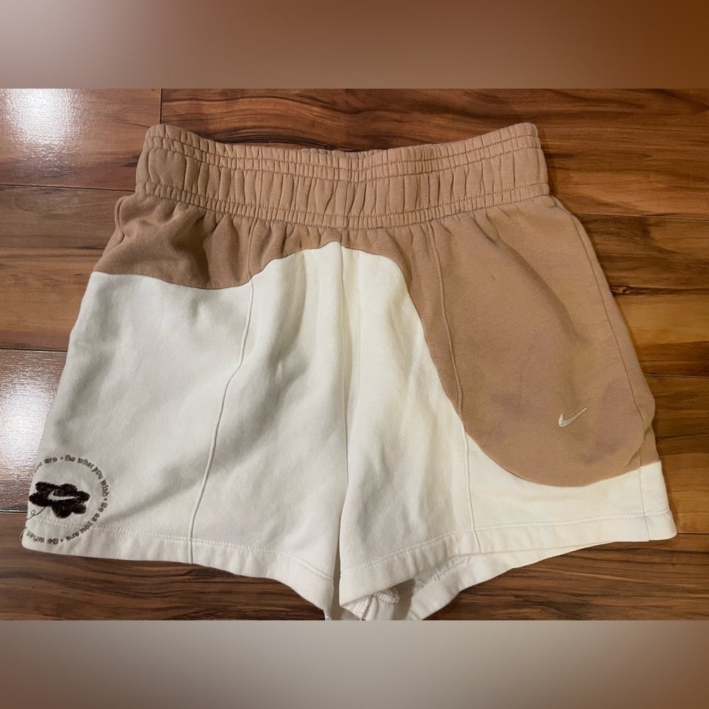 Nike color block shorts